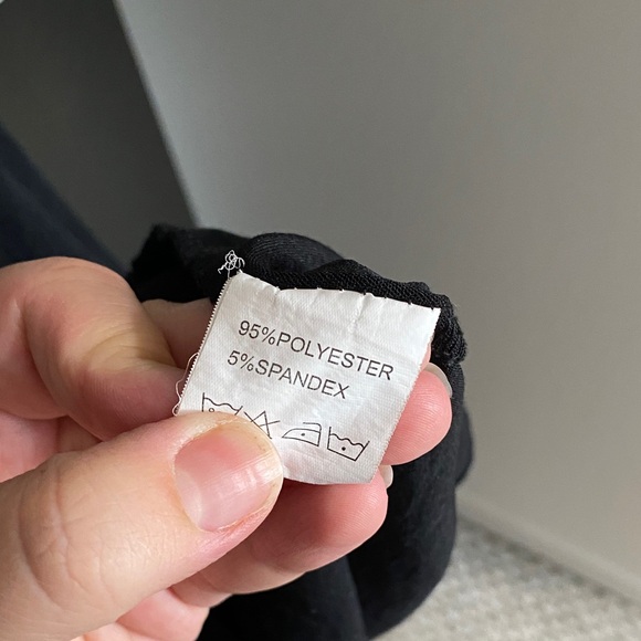 Amazon Black Tiered Maxi Dress - Picture 3 of 3